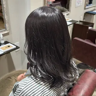 セミロング カラー 柔らかいcolor ￤韓国￤🩰マユ🩰のヘアスタイル
