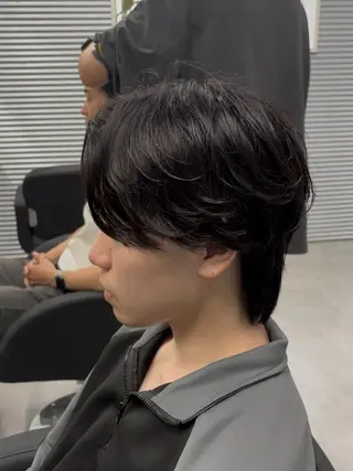 ミディアム メンズ/柏/パーマ/ チハヤのヘアスタイル