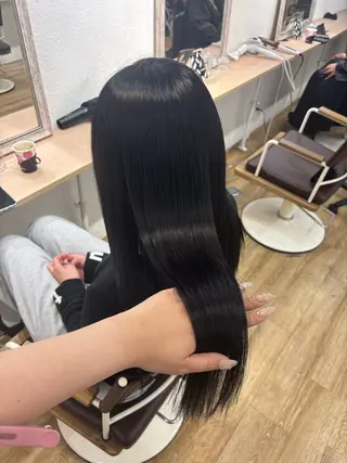 ロング カラー ️韓国ヘア／レイヤー カットYūka❤️のヘアスタイル