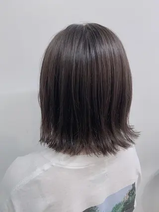 ショート カラー ⛄️冬の透明感 カラー⛄️大西のヘアスタイル