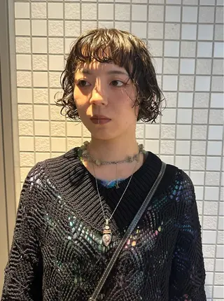 ショート パーマ ✳️ウルフ/メンズ/ スパイラルパーマ✳️のヘアスタイル