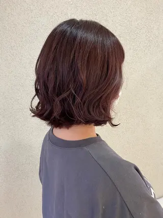 ミディアム カラー NATSUKI💟 EARTH二俣川のヘアスタイル