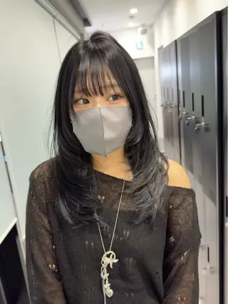 ロング カラー 韓国ヘア🇰🇷 スズキのヘアスタイル