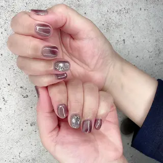 ショート カラー パーマ ヘアアレンジ メンズ キッズ ネイル マツエク・マツパ Salon Ｋのネイルデザイン