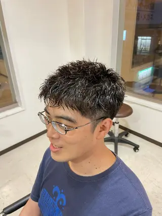 パーマ メンズ 伊丹Pilina 山田のヘアスタイル