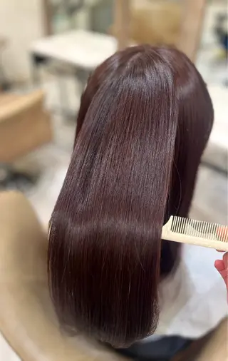 セミロング カラー ナツキ/ 表参道のヘアスタイル