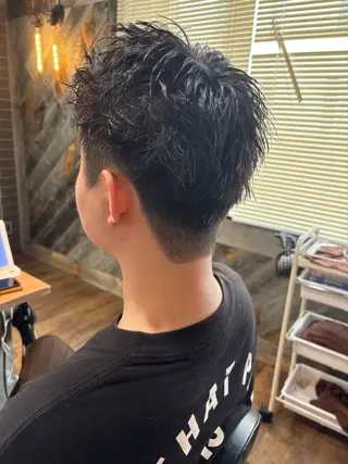 メンズ メンズ/パーマ/ ブリーチ/KAITOのヘアスタイル