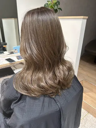 ロング カラー ヘアアレンジ トレンドレイヤー カット/mihoのヘアスタイル