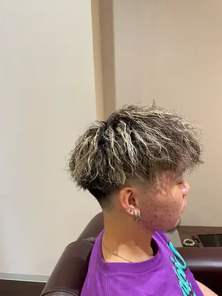 ショート カラー パーマ 🔥barber🔥 takayoshiのその他イメージ