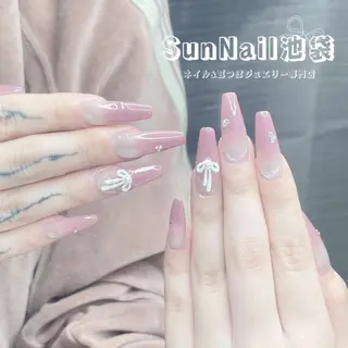 ネイル SunNail池袋駅 ワンホンネイルのネイルデザイン