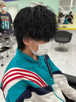 パーマ メンズ 横浜メンズパーマ🔥 大野賢人のヘアスタイル