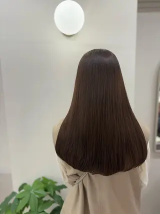 セミロング カラー ヘアアレンジ 二ヶ月綺麗なデザイン カット/星野六三四のヘアスタイル