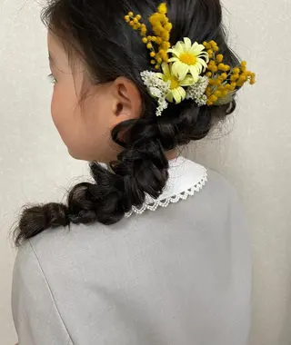 ヘアアレンジ キッズ 鶴岡で縮毛矯正なら お任せ！ハヤシナオミのヘアスタイル