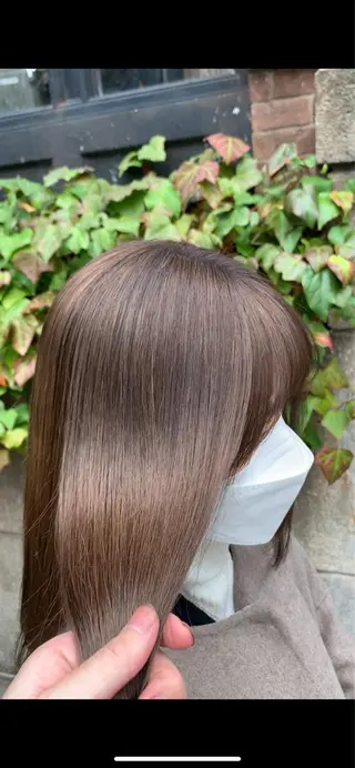 ミディアム カラー れい🫧 ハイトーン特化のヘアスタイル