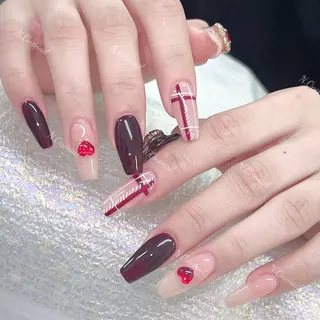 ネイル 長いだし/スカルプ/ パラシェルN.oneのネイルデザイン