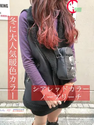 ミディアム カラー 韓国ヘア 店長NEGIのヘアスタイル
