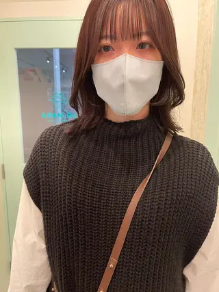 ミディアム カラー AR.MARA サトウヒカルのヘアスタイル
