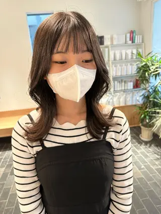 ミディアム カラー ◎モチマル チアキ◎のヘアスタイル