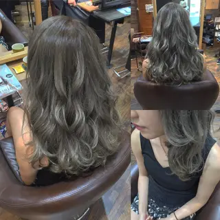 ロング カラー 川名 充✂️のヘアスタイル