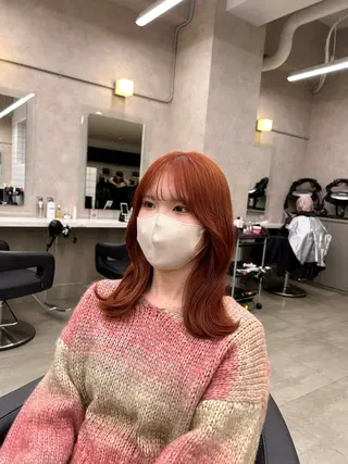 カラー 透明感ベージュ🤎 ナチュラルレイヤーのヘアスタイル