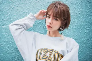 ミディアム カラー パーマ ヘアアレンジ 【白髪ぼかし 専門GBG】自由が丘のヘアスタイル
