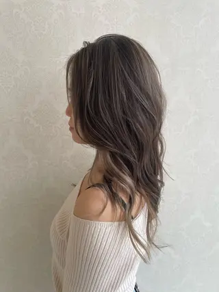 ミディアム カラー 福田 武士のヘアスタイル