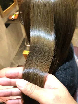 ロング カラー hair care ACRO店長　谷のヘアスタイル