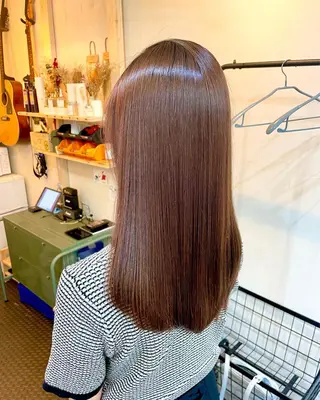 ロング カラー 水素トリートメント/ 髪質改善/ナカノメのヘアスタイル