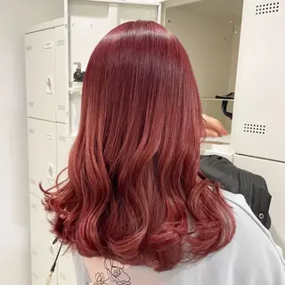 セミロング カラー ヘアアレンジ 🌈くれは🎨デザイ ン🌟ダメージレスのヘアスタイル