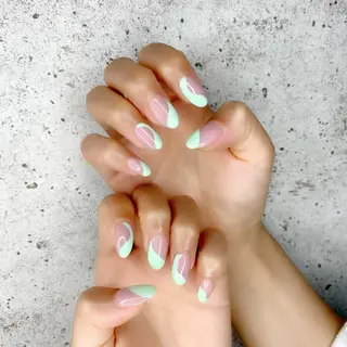 セミロング カラー パーマ ヘアアレンジ メンズ キッズ ネイル マツエク・マツパ Salon Ｋのネイルデザイン