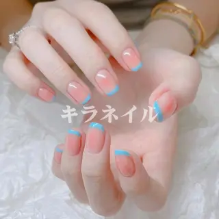 ネイル 🎀kira 長さだし💗モチ最高のネイルデザイン