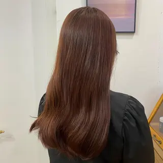 セミロング カラー 🪭risa 暖色/レイヤー🪭のヘアスタイル