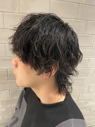 パーマ メンズ 大阪 美容師 林のヘアスタイル