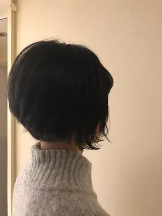 ショート カラー レイヤーカット✂️ 横浜No1♡下鳥翔子のヘアスタイル