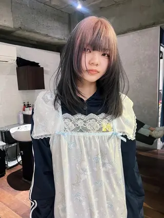 ミディアム カラー 🧡色落ちまで2度 楽しめる🧡ヨシキのヘアスタイル