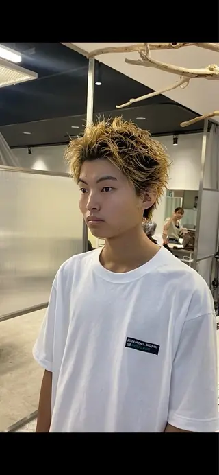 メンズ シャドウパーマ/ ルーズパーマ/メンズのヘアスタイル