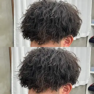 ミディアム パーマ メンズ メンズ満足度No.1 代表 北野拓海 蕨のヘアスタイル