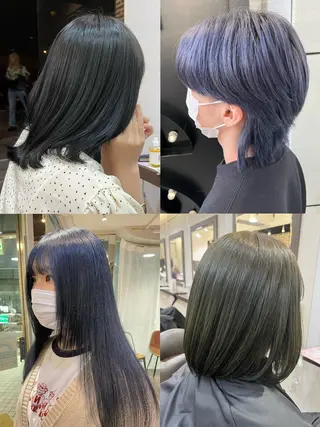 カラー カットパーマ 🌀あさみのヘアスタイル