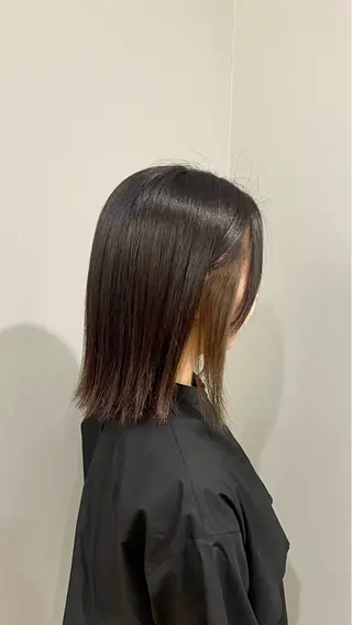 ミディアム カラー 渋谷 夏稀のヘアスタイル