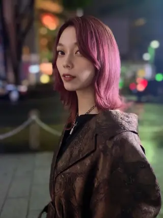 ミディアム カラー 銀座/カラー 🎀momo🎀のヘアスタイル