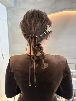 ヘアアレンジ 🎀ヘアセット透明感 /REINA🎀のヘアスタイル