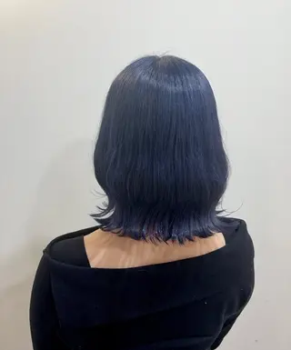 ミディアム カラー 石川 花奈のヘアスタイル