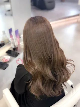 ロング ユウカ 千葉駅 @lei_yuukaのヘアスタイル