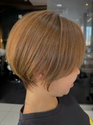 ショート 髪質改善×白髪ぼかし 美容師✂️武澤龍賀のヘアスタイル