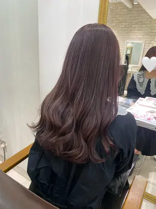 ロング カラー 透明感カラー 古山 結季🌙🖤のヘアスタイル