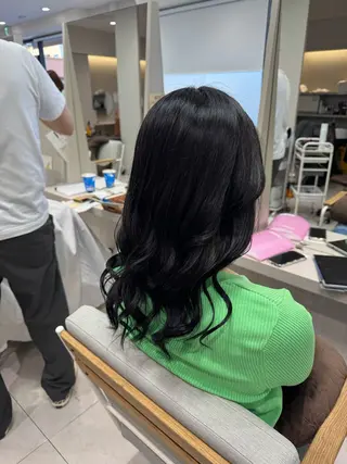 ロング カラー CRECE💫永尾 胡桃のヘアスタイル