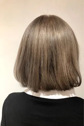 ショート カラー 髪質改善⌇透明感 カラー⌇川上葵のヘアスタイル