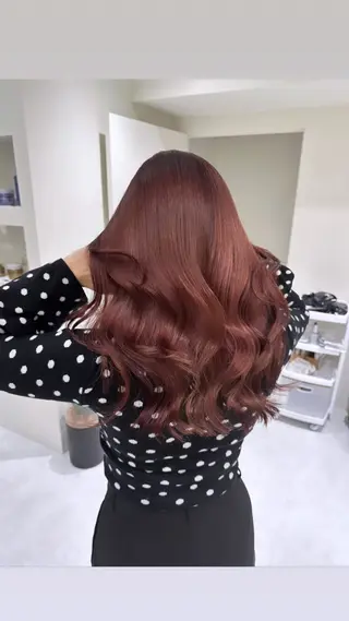 ロング カラー 小顔ボブ jilblanカホのヘアスタイル