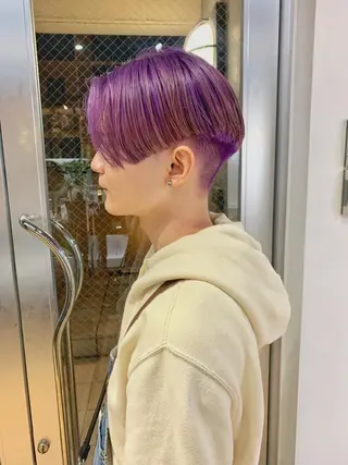 ショート ハイトーンNo.1✨ パーマ✨イマイタツヤのヘアスタイル