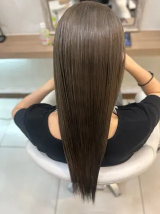 ロング カラー 縮毛矯正/髪質改善/ 艶髪ササキナツミのヘアスタイル